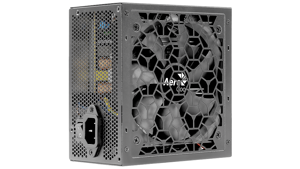 Detalle de fuente de poder Aero Bronze 500W