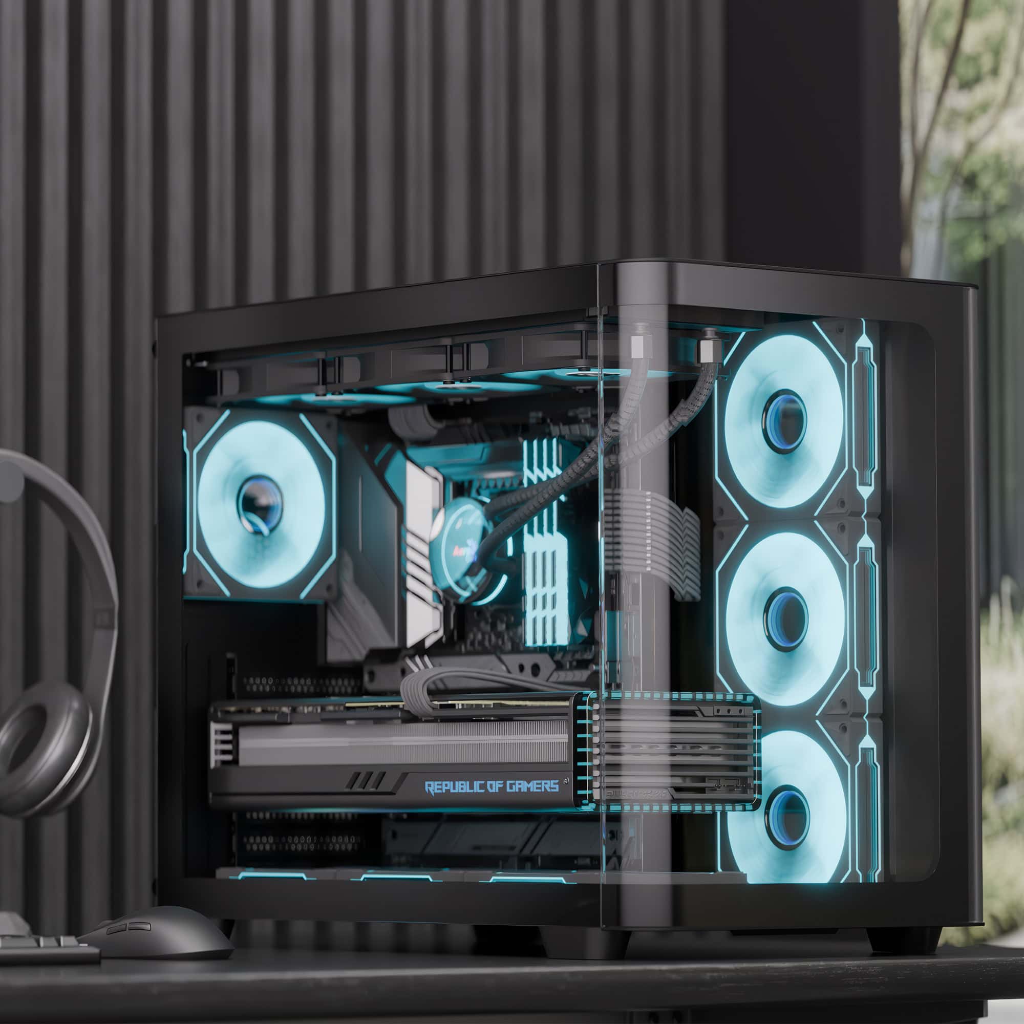 Gabinete P500C vista frontal