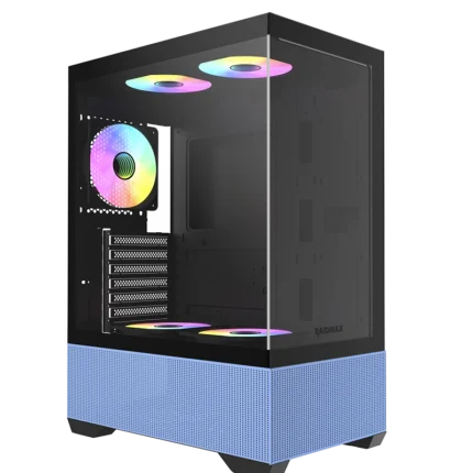 Gabinete Gamer Raidmax i802 AIR Blue RGB