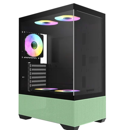 Gabinete Gamer Raidmax i802 AIR Green RGB