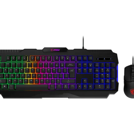 Combo Teclado y Mouse Gamer MSI FORGE GK100 RGB