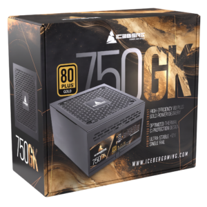 Fuente de poder 750W Gold Iceberg 80 Plus