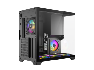 Chasis Iceberg Crystal Pulse Mid Cube ATX Negro
